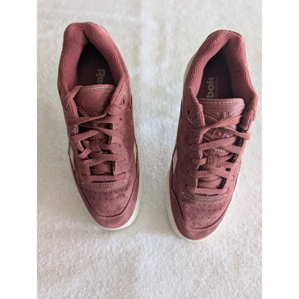Reebok Club C 85 8 Pink Mauve Suede Sneakers Retro Court Shoes Low Top